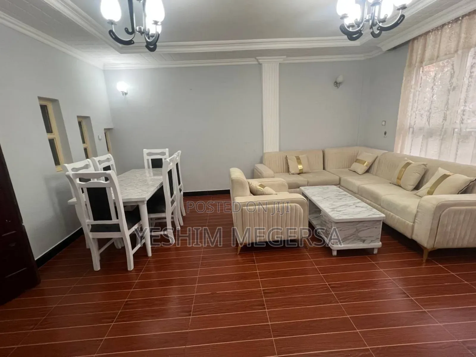 Furnished 3bdrm Apartment in Yeka for rent