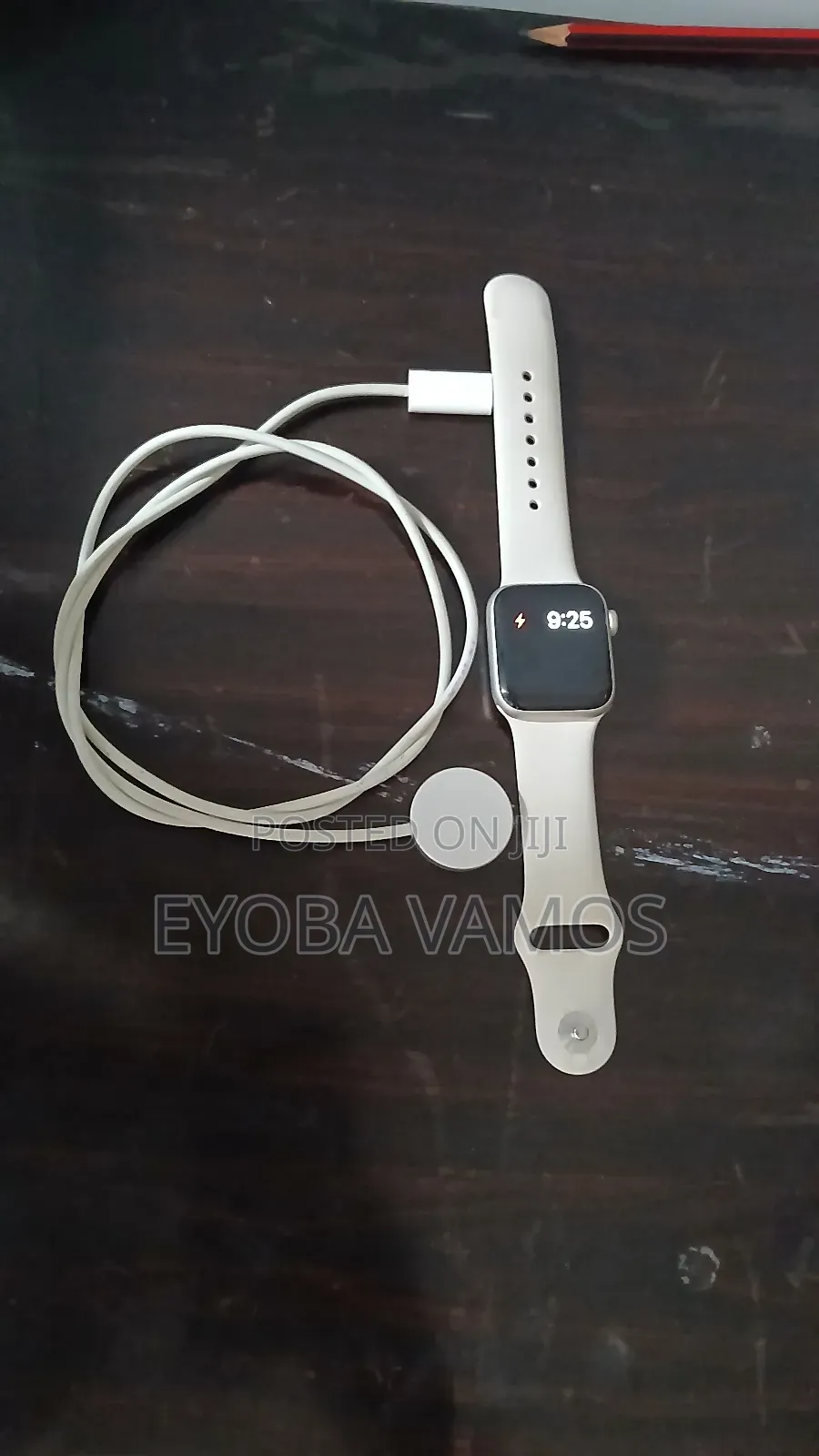 Apple Watch With a Silver Aluminum