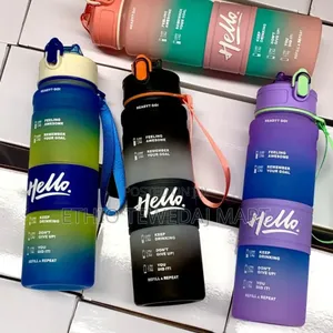 1l Hello Water Bottle የውሃ ኮዳ Koda