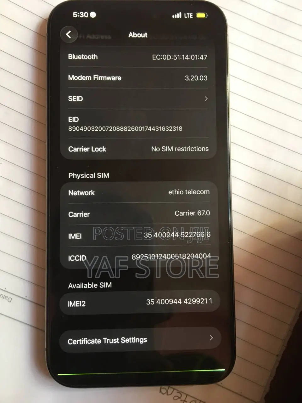 Apple iPhone 15 Pro Max 256 GB Gray