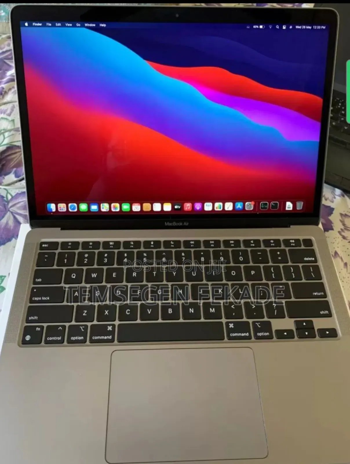New Laptop Apple MacBook Air 2020 M1 16GB Apple M1 Max SSD 256GB