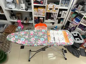 Heavy Duty Ironing Table With Cotton Cover - Floral Design