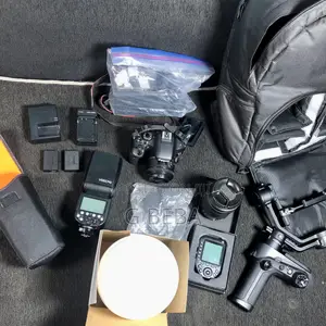 Canon Camera, Gimbal, Speedlight, Trigger, Bag With All Accessories