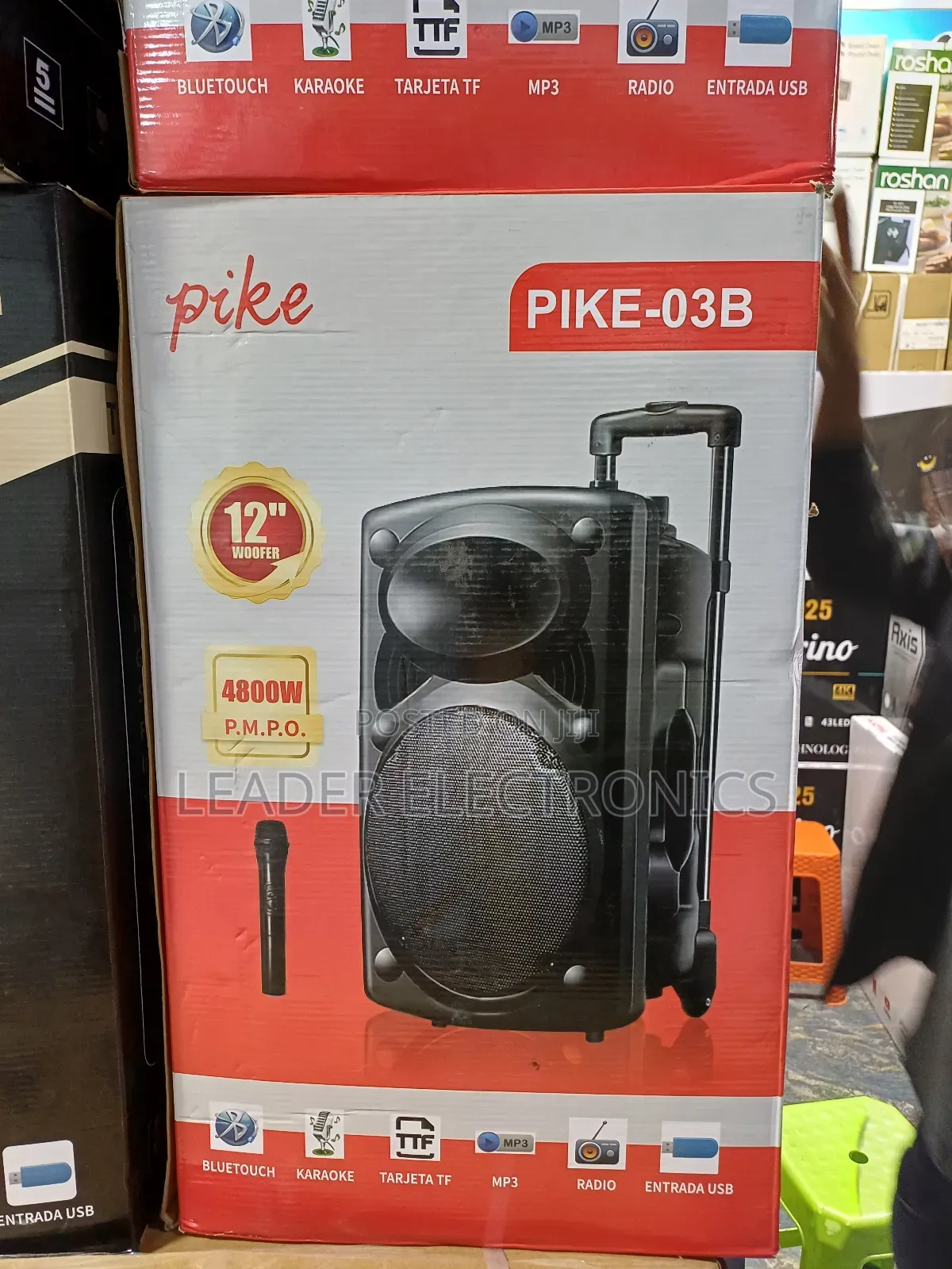 Pike Trolley Speaker System – Powerful Bass | Bluetooth |