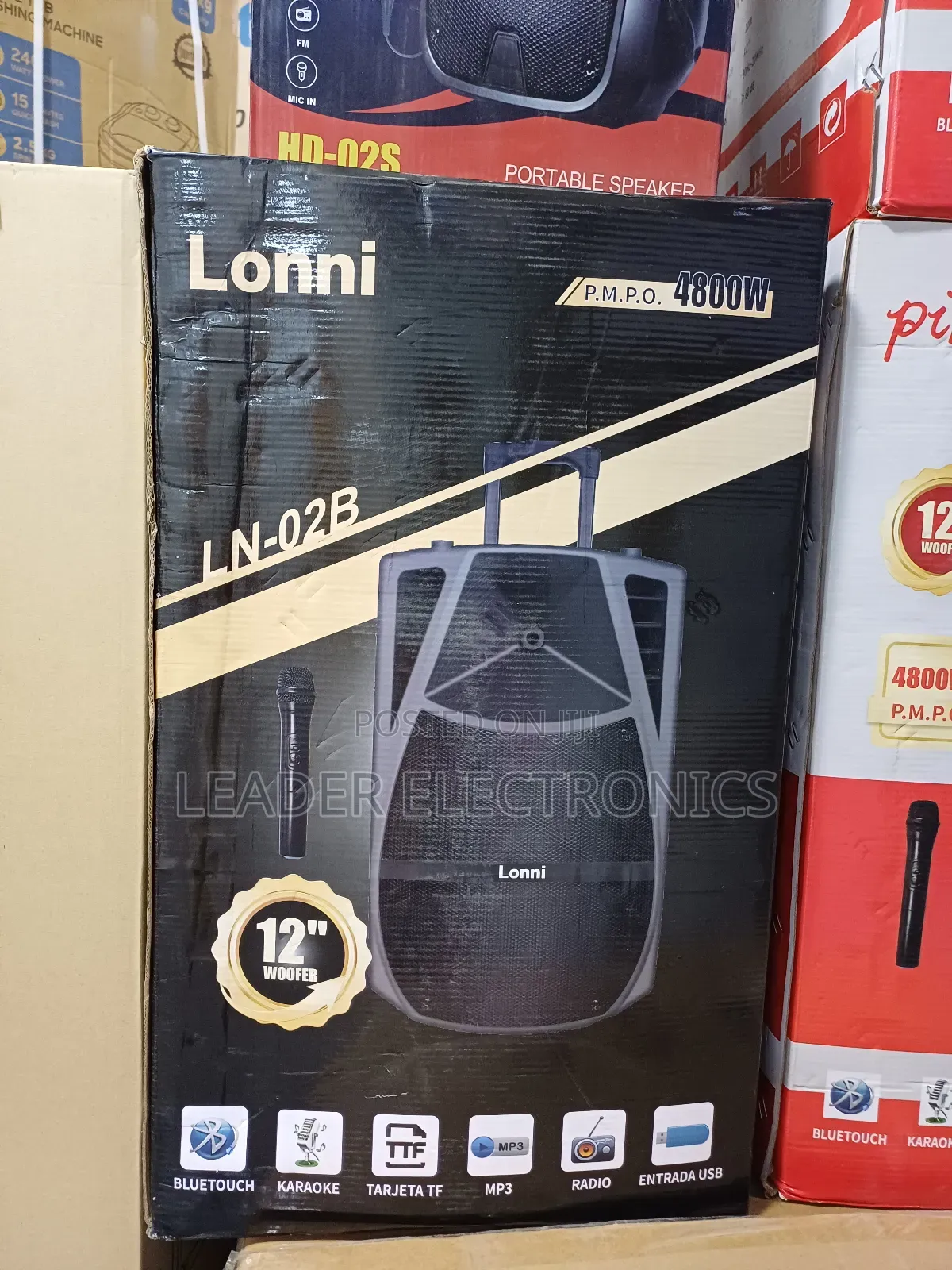 Lonni Portable Speaker 8′′ – Powerful Bass | Bluetooth | Party Ready