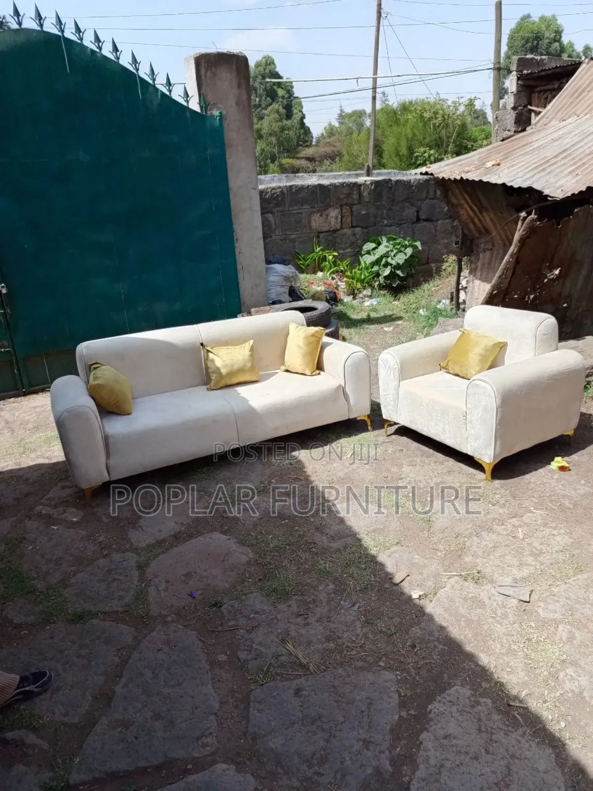 Cream Sofa