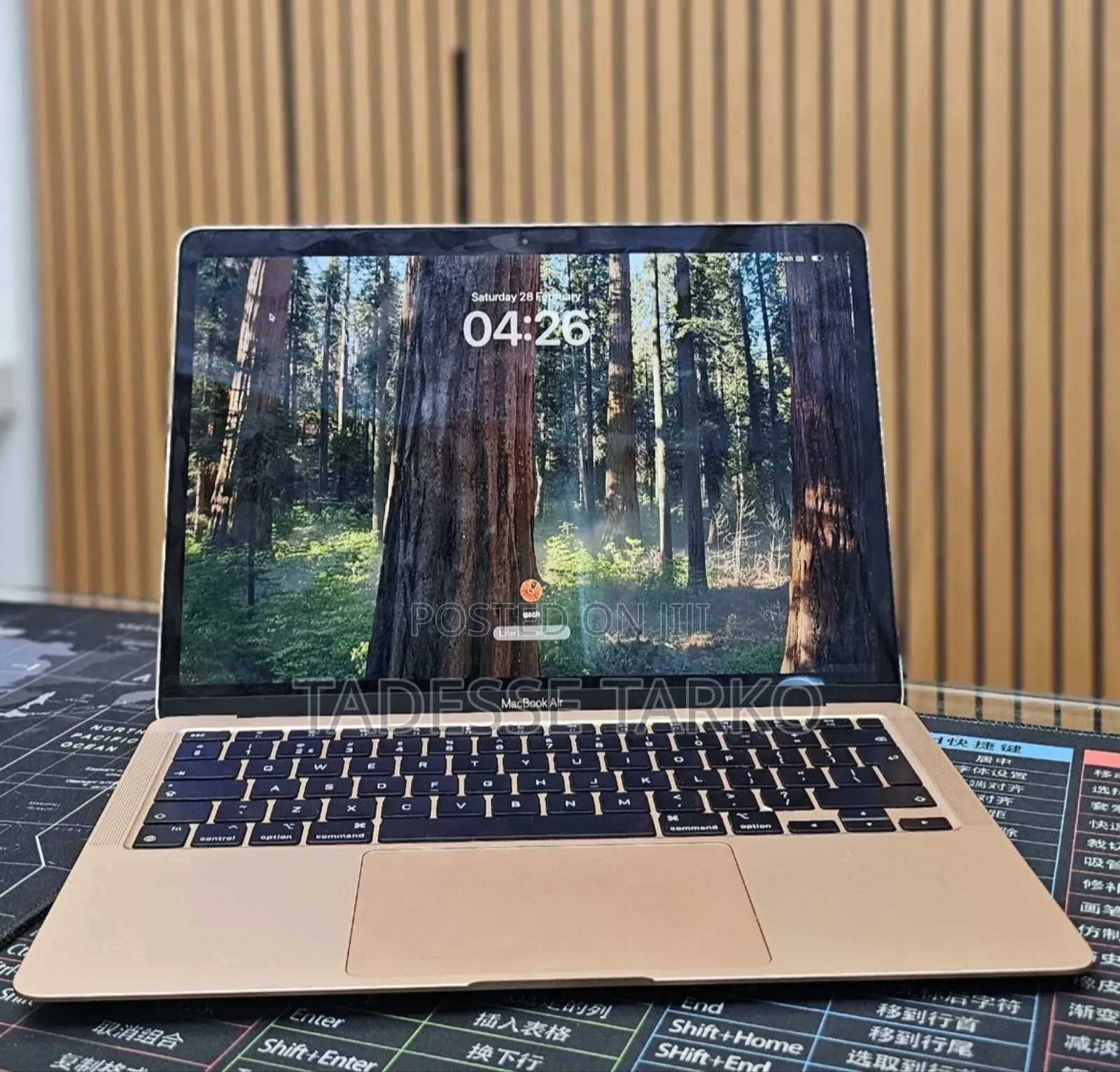 New Laptop Apple MacBook Air 2020 M1 8GB Apple M1 Pro SSD 256GB