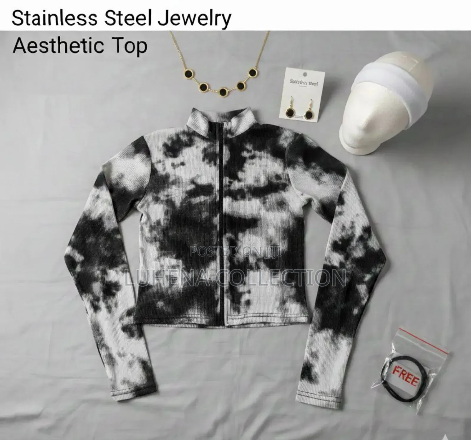 Women's Croptop And Jacket Package