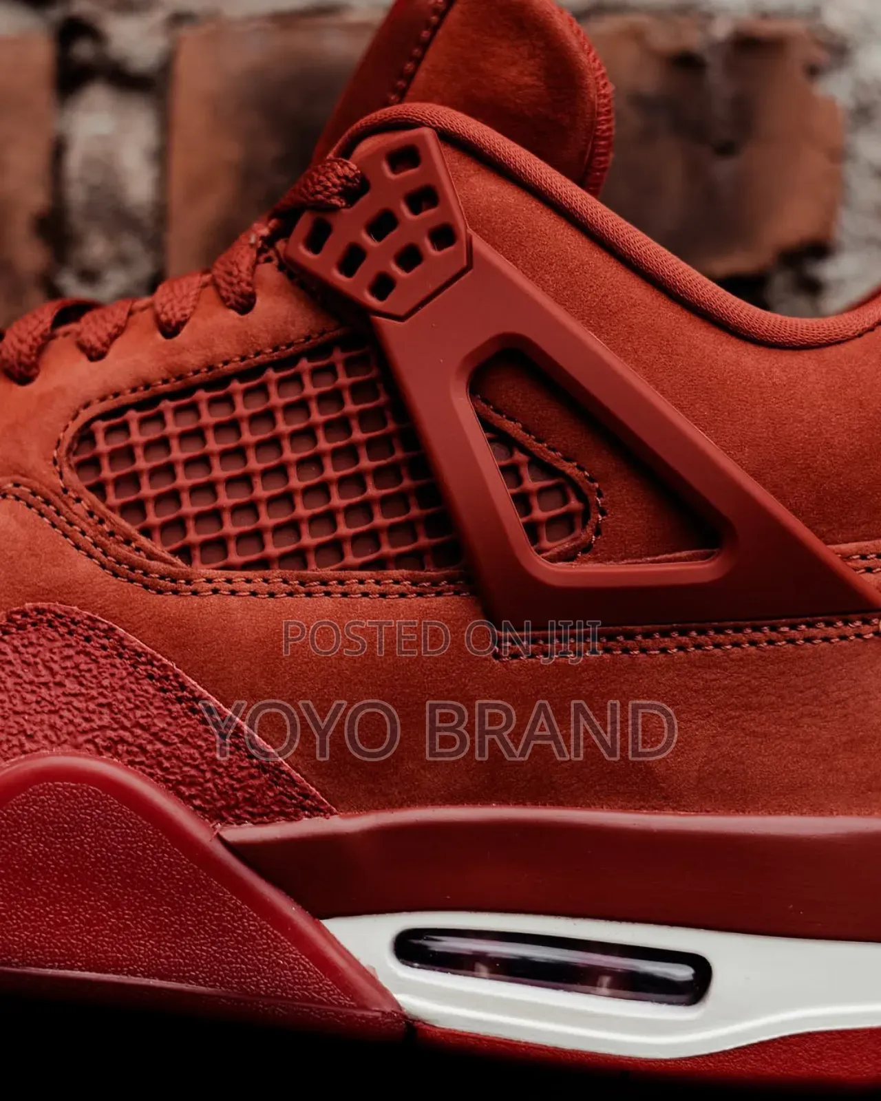 Nike*Nigel Silvester Air Jordan 4 Retro Bike Unisex Red Fashion Shoes