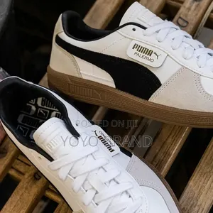 Puma Palemero White*Black Unisex Black Susede Fashion Sneaker