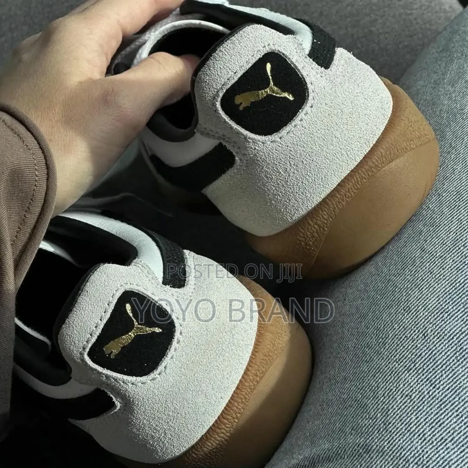 Puma Palemero White*Black Unisex Black Susede Fashion Sneaker