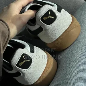 Puma Palemero White*Black Unisex Black Susede Fashion Sneaker