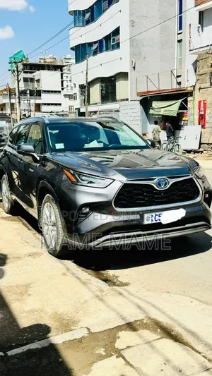 New Toyota Highlander Hybrid 2023 Gray