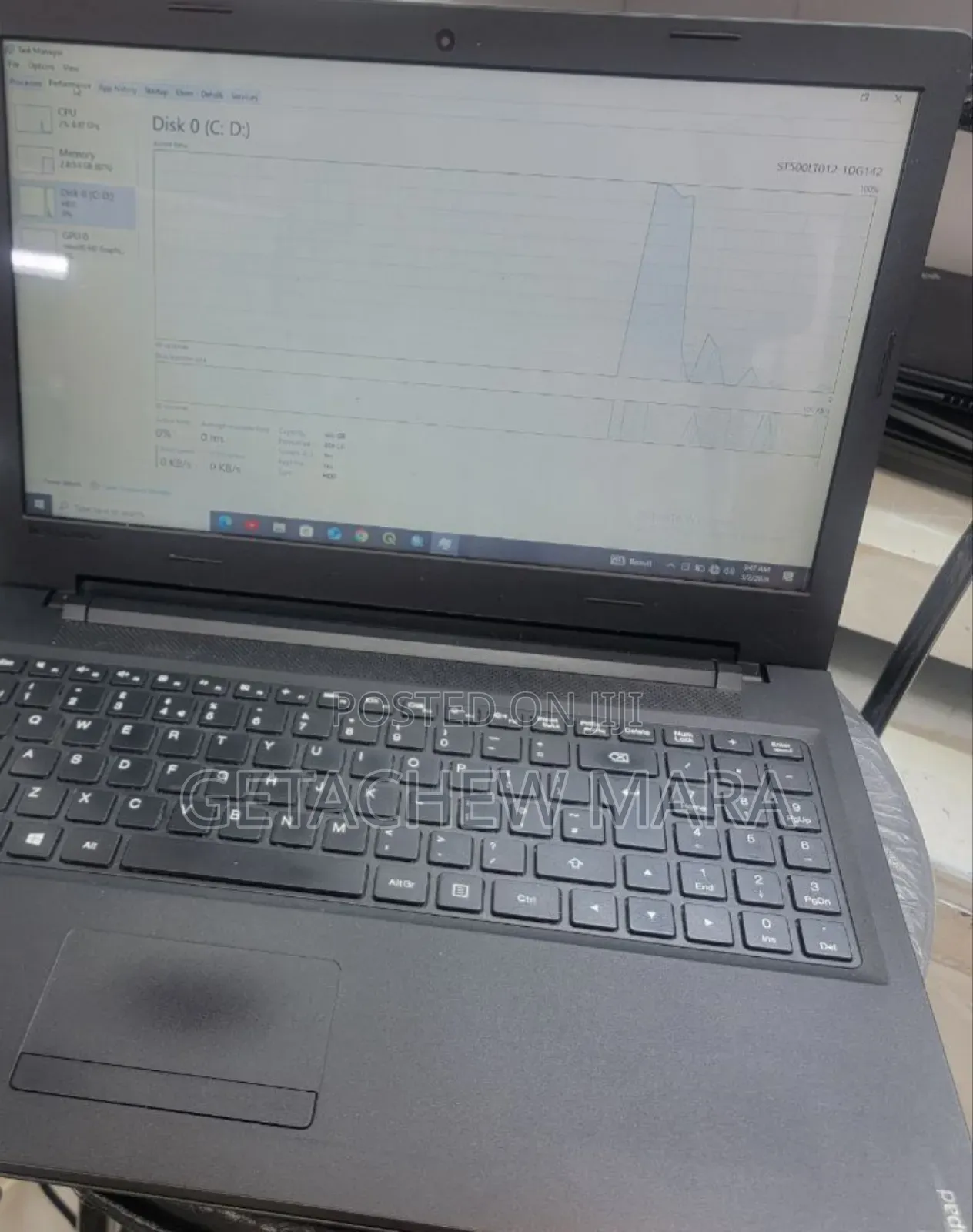 New Laptop Lenovo Ideapad 3 4GB Intel Core i3 SSD 500GB