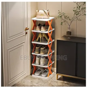 Easy Slide-in 6-Layer Shoe Rack for Your Entryway