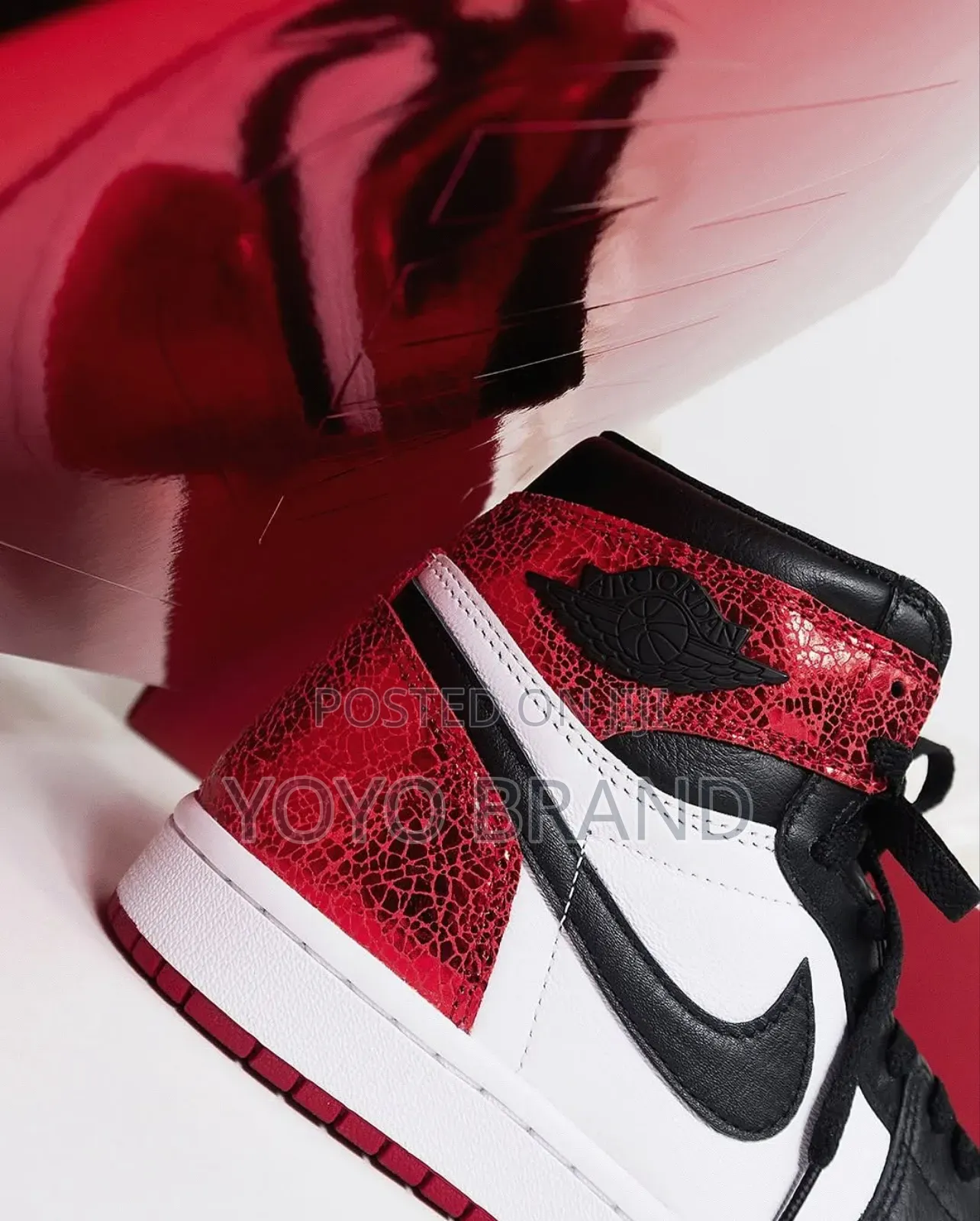 Air Jordan 1 Retro High Og "Ruby "Fashion Shoes