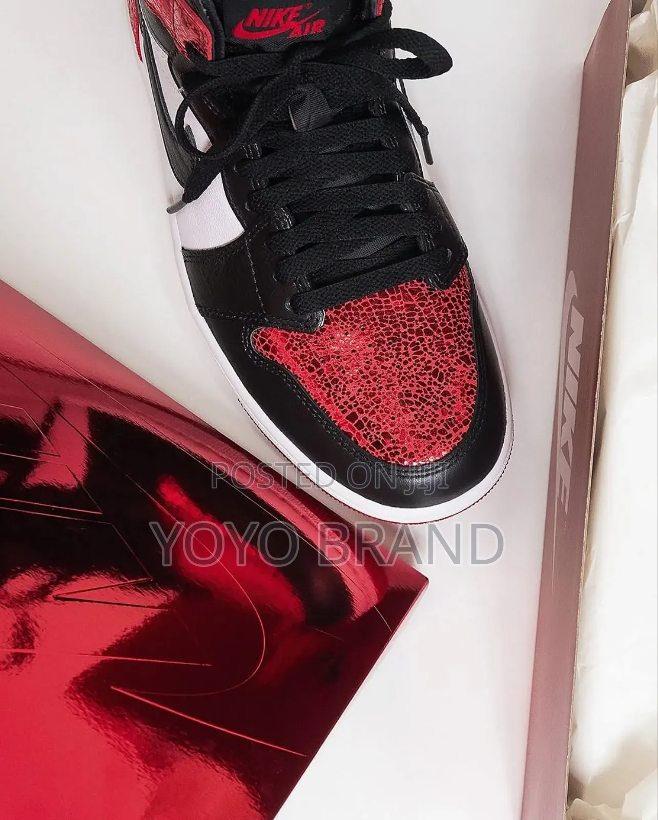 Air Jordan 1 Retro High Og "Ruby "Fashion Shoes