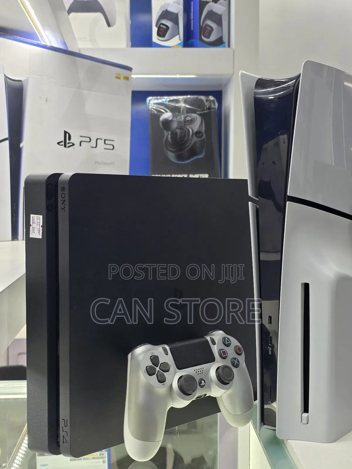 Playstation 4slim With 2controller መተዉ ማየት ይችላሉ