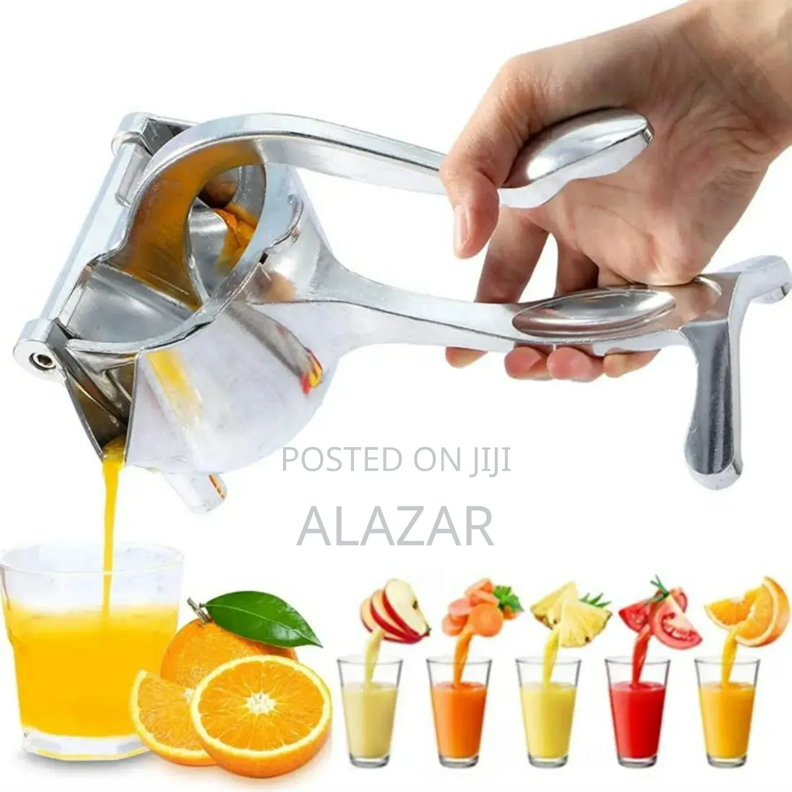 Manual Hand Press Fruit Juicer Safe Quick Super Easy
