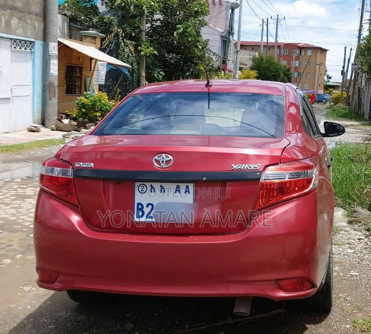 Toyota Yaris 2014 Red