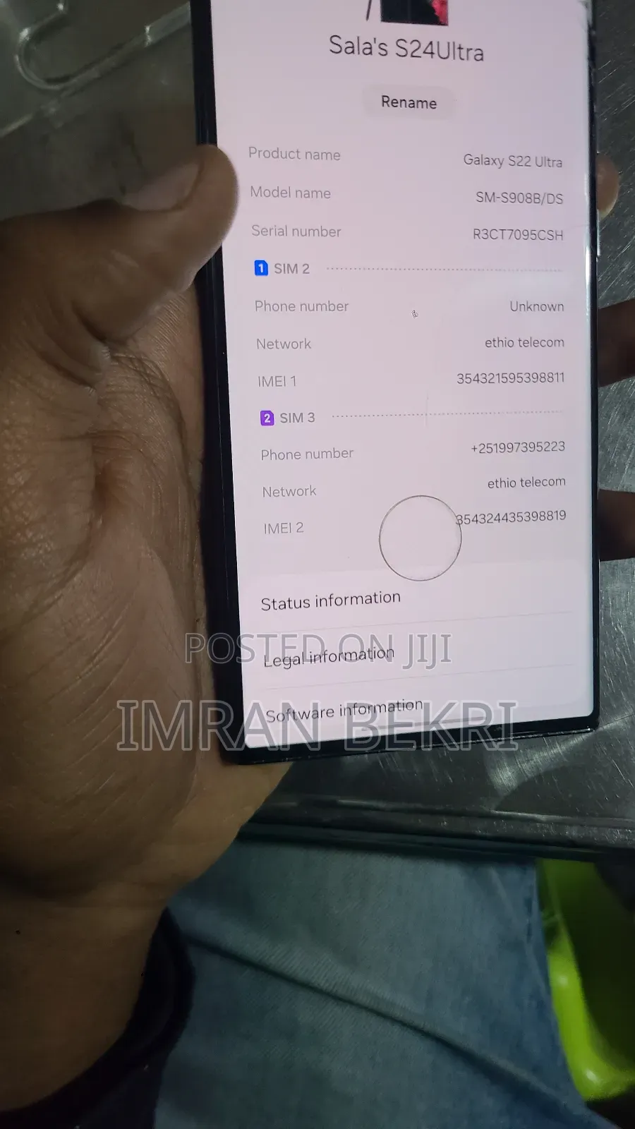 Samsung Galaxy S22 Ultra 256 GB Black