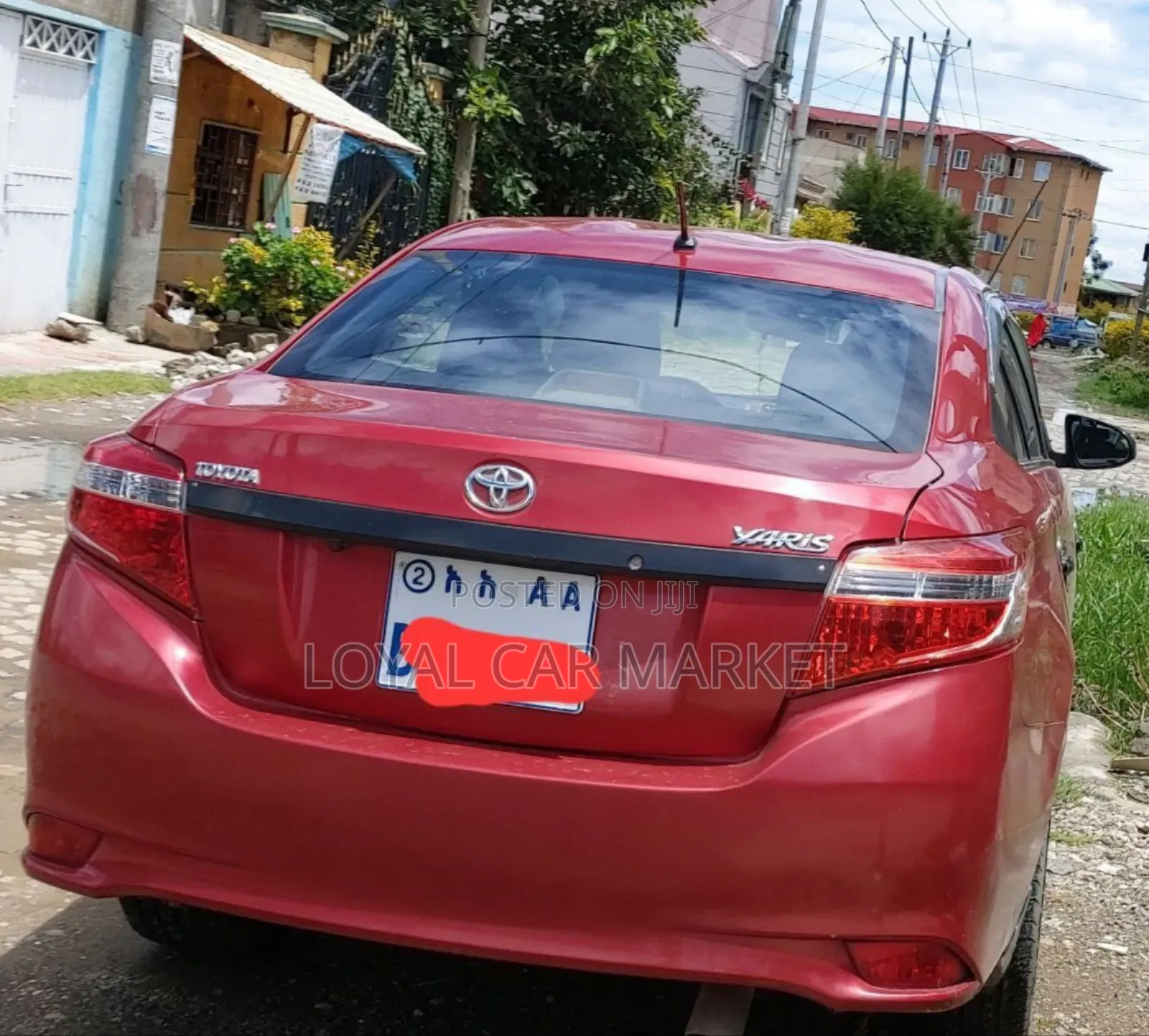 Toyota Yaris 2014 Red