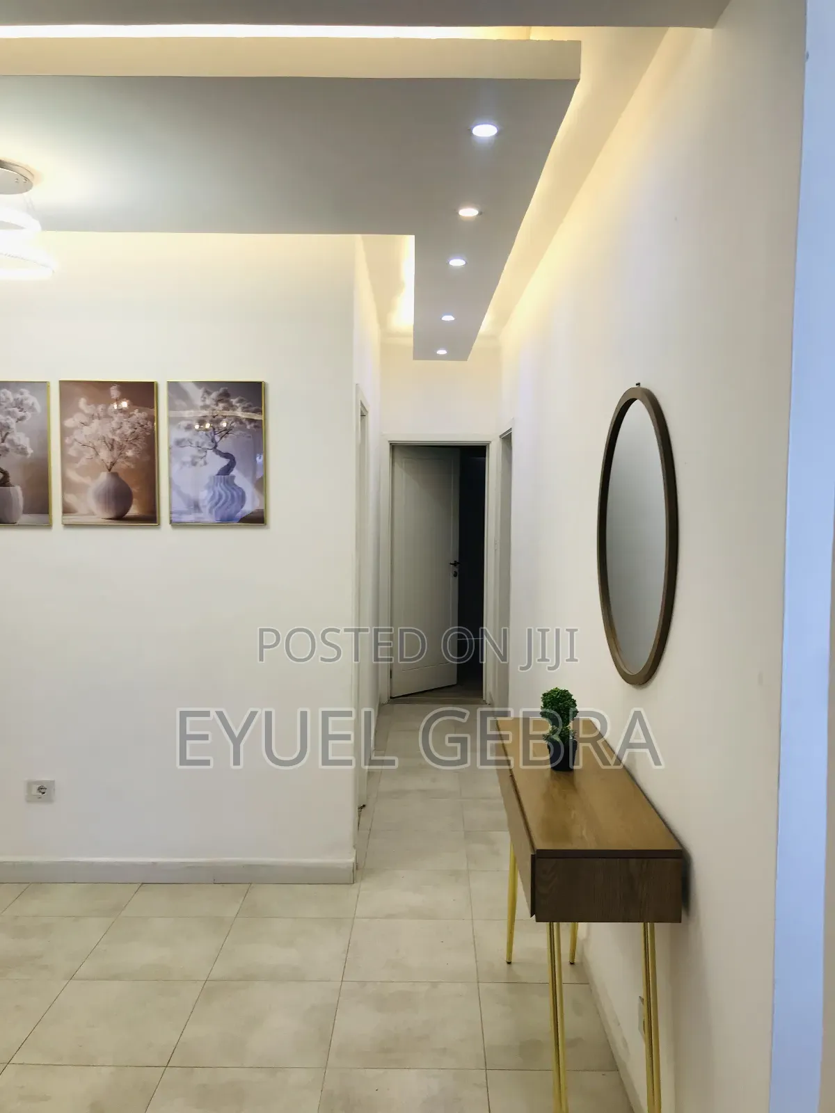 Furnished 4bdrm Apartment in Bole for rent