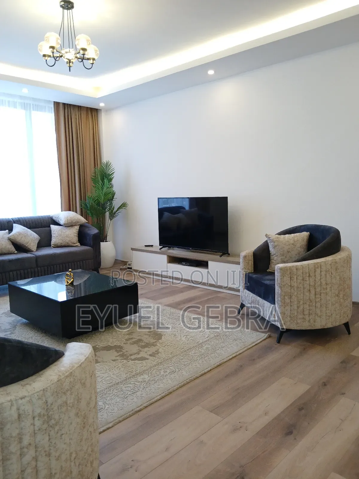 Furnished 4bdrm Apartment in Bole for rent