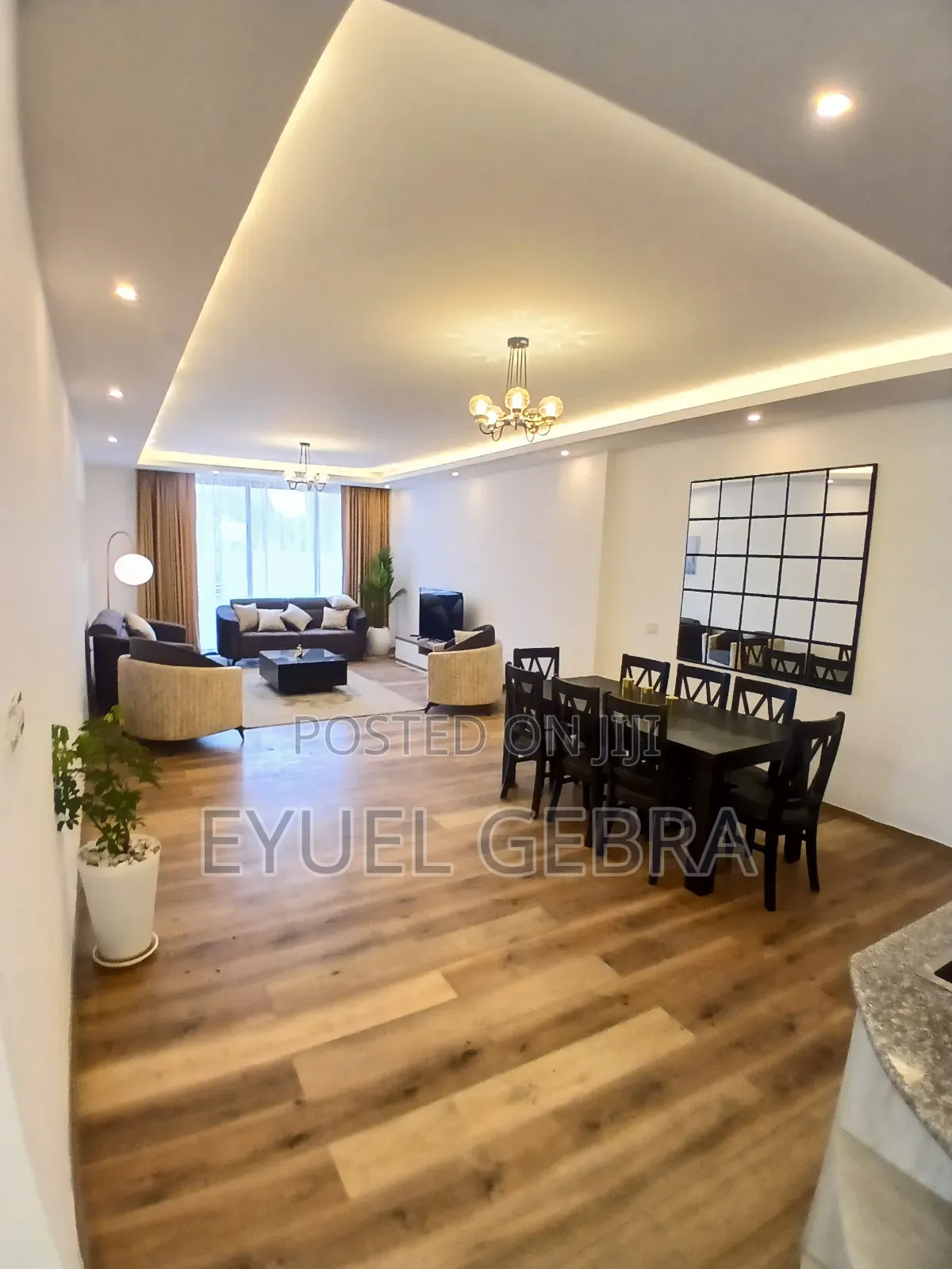 Furnished 4bdrm Apartment in Bole for rent