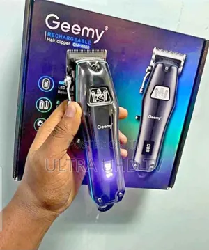 የፀጉር ማሽን Geemy Gm-6680 Rechargeable Hair Clipper.