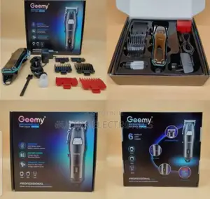 የፀጉር ማሽን Geemy Gm-6680 Rechargeable Hair Clipper.