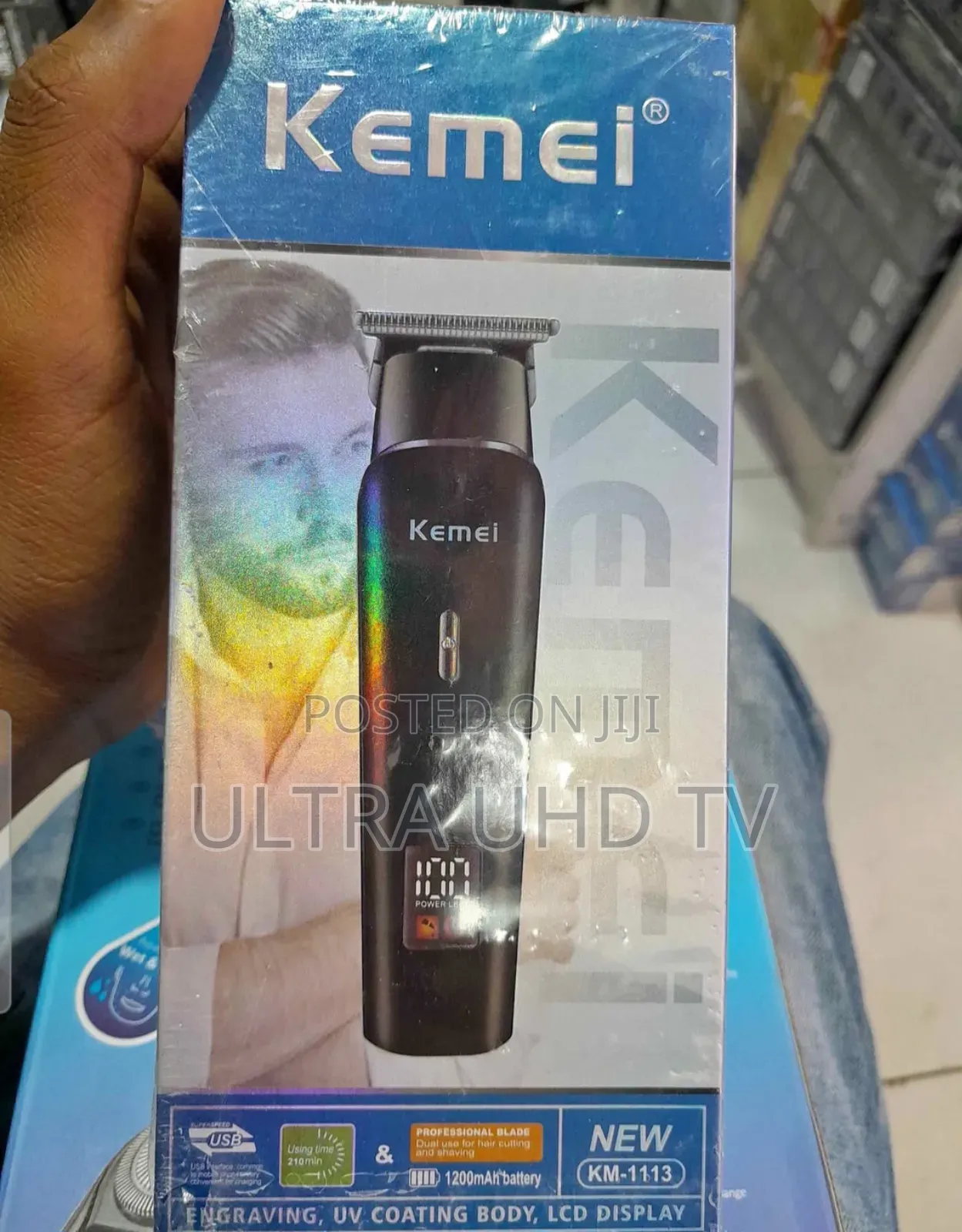 የፀጉር ማሽን Kemei Km-1113 Professional Hair Clipper and Beard Trimmer.