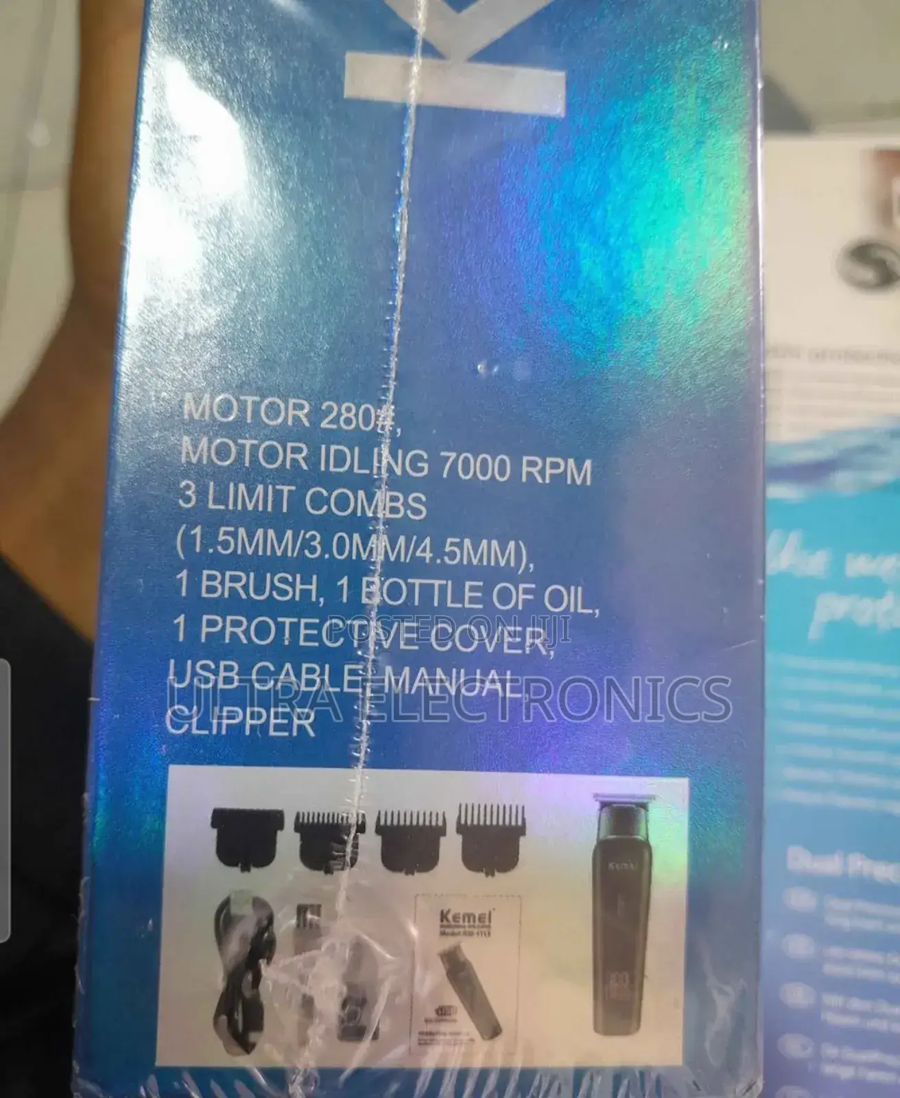 የፀጉር ማሽን Kemei Km-1113 Professional Hair Clipper and Beard Trimmer.
