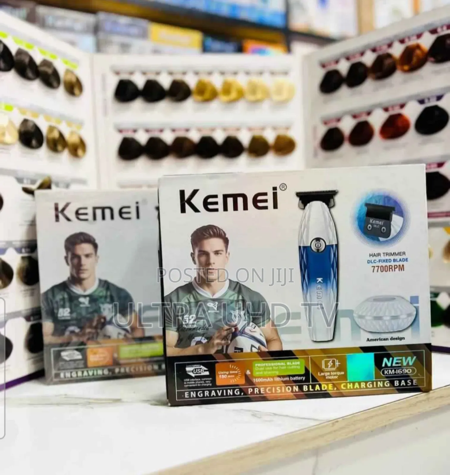 የፀጉር ማሽን Kemei Km-1690 Hair Trimmer. Key Features: It Features