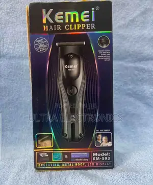 የፀጉር ማሽን Kemei Km-593 Hair Clipper, a Professional Electric Hair