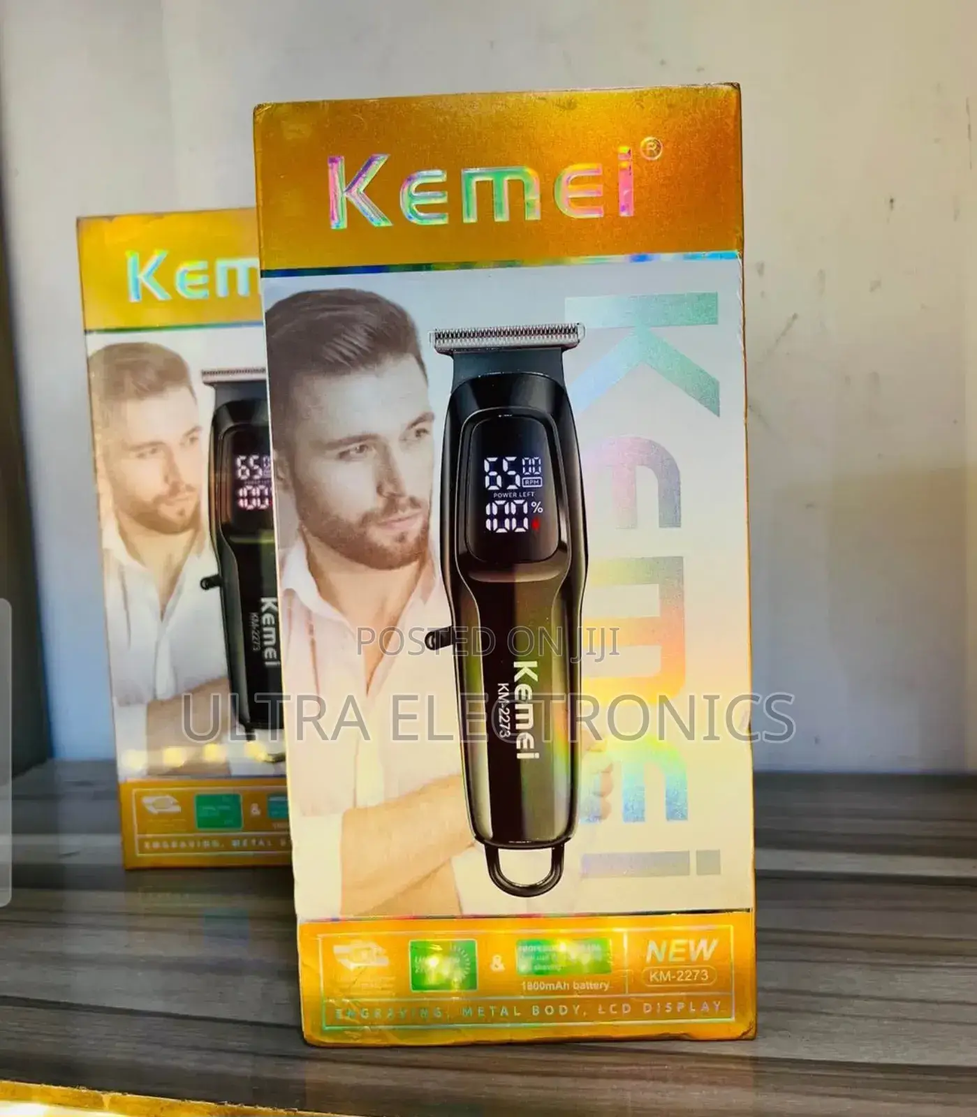 የፀጉር ማሽን Kemei Km- Professional Hair Clipper. Design: Features