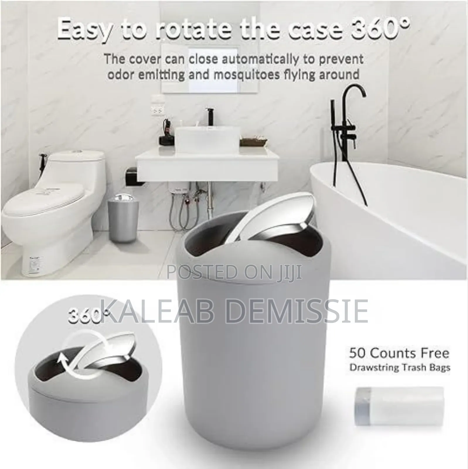 6 PCS Bathroom Set (6 ዓይነት የመፀዳጃ ቤትና የንፅህና መጠበቂያዎች)