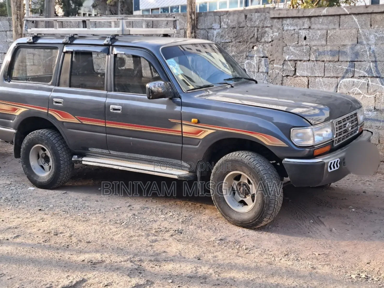 Toyota Land Cruiser 1990 Gray