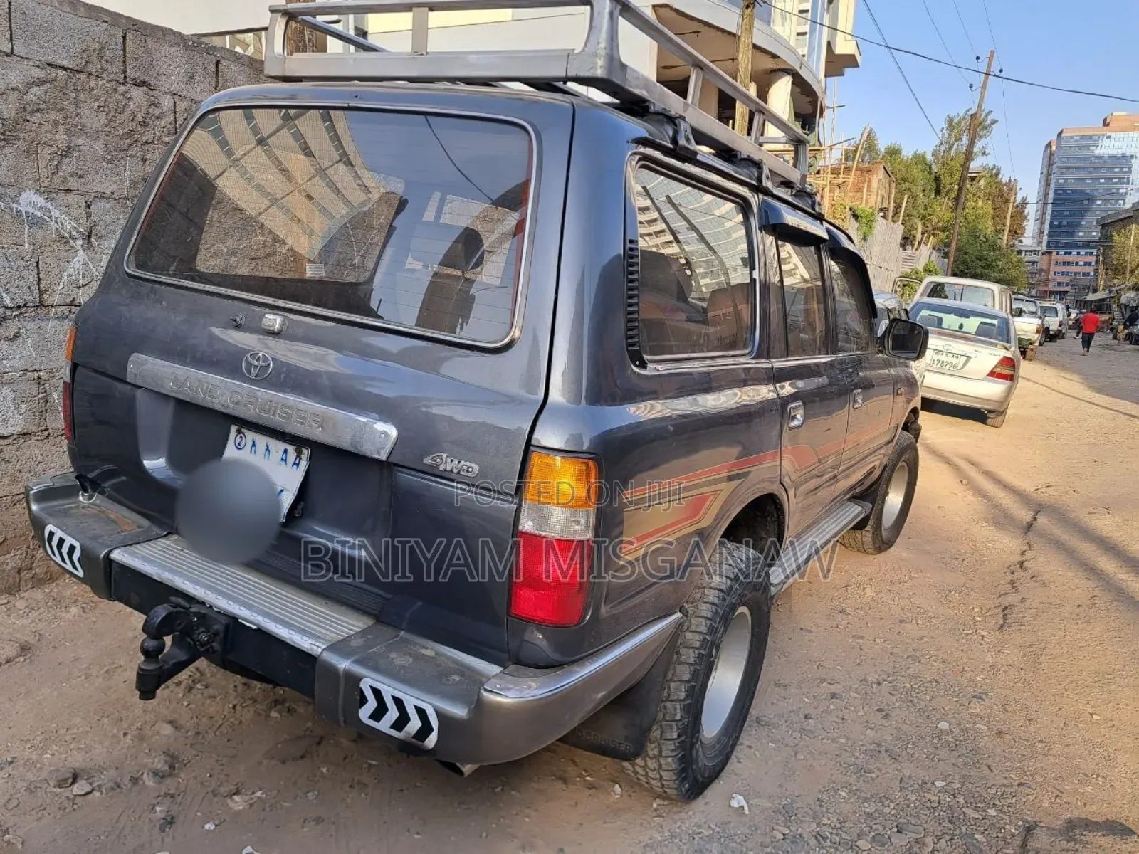 Toyota Land Cruiser 1990 Gray