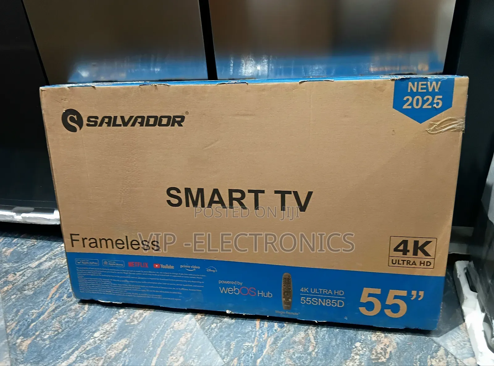 Salvador 55 Inch Tv Smart Ultra Hd Frameless Webos Original Tv
