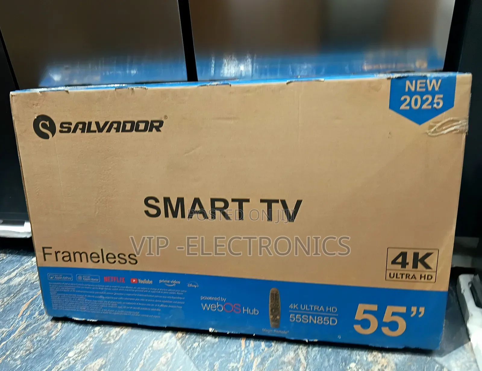 Salvador 55 Inch Tv Smart Ultra Hd Frameless Webos Original Tv