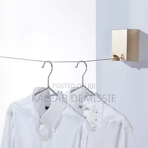 Retractable Clothesline Rope(ልብስ በትንሽ ቦታ ማድረቅ የሚያስችል አስደናቂ ማስጫ)