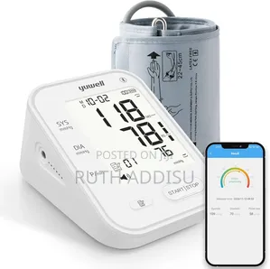 Yuwell Blood Pressure Monitor With Bluetooth, Extra Wide Bracelet