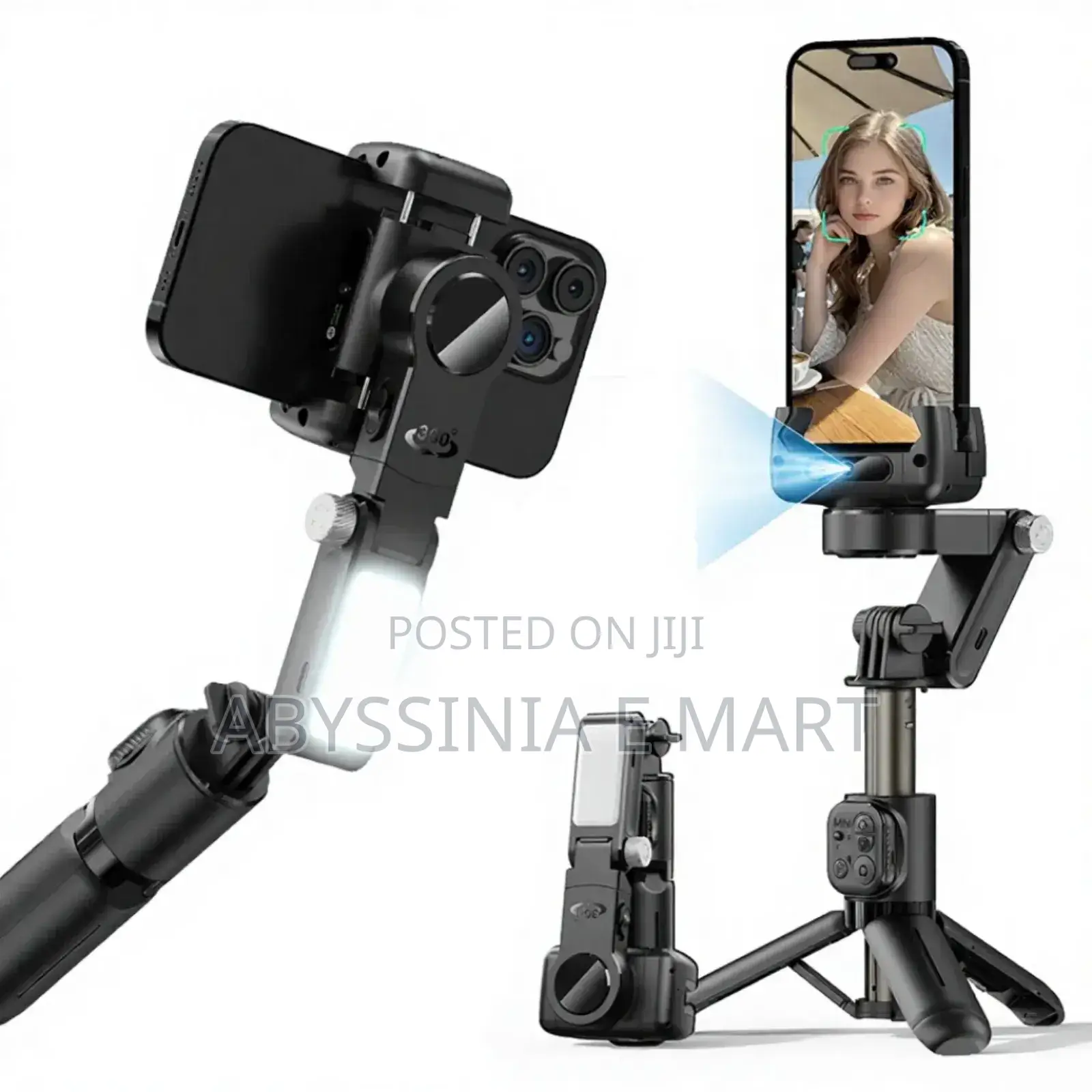 Q18 360° Rotating Desktop Tripod