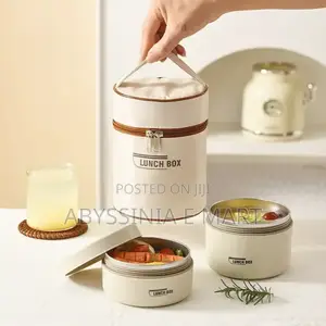 3 Pieces Portable Insulated Lunch Container
