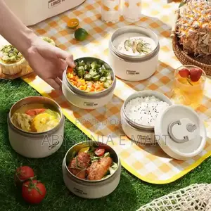 3 Pieces Portable Insulated Lunch Container