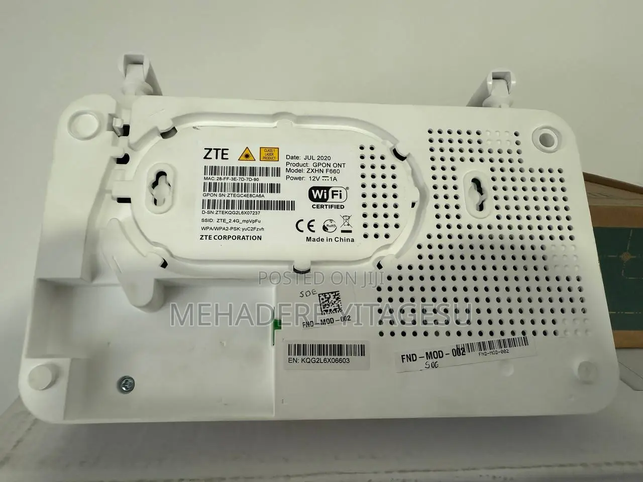 Zte ZXHN F660 Gpon Ont Modem