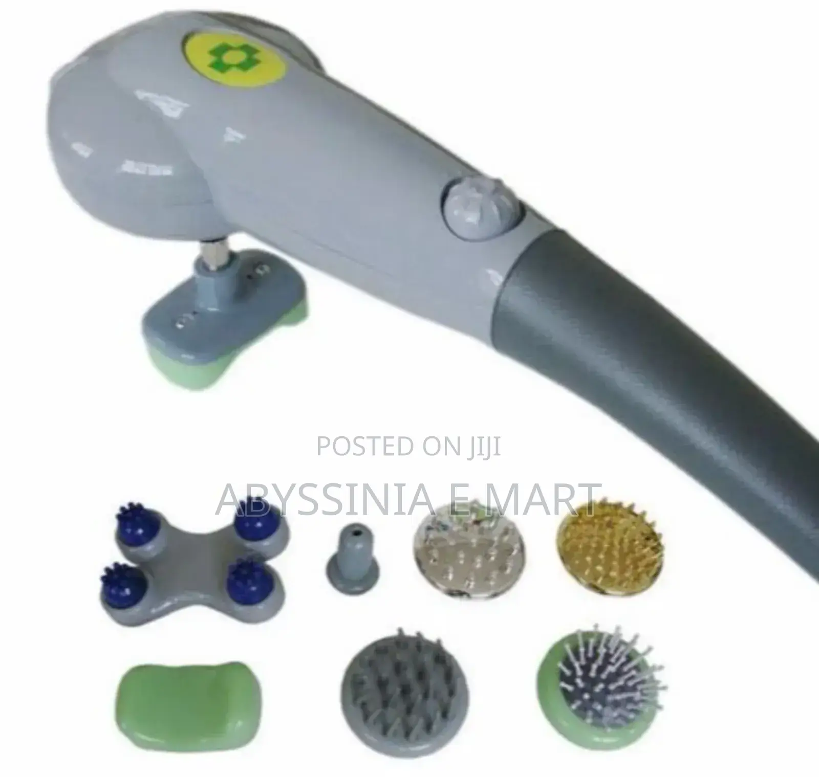 8-in-1 Magic Massager ለአጠቃቀም ቀላል ሁሉኑም የሰውነት አካል ለመድረስ እንዲመች ተደርጎ የተሰራ
