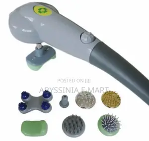 8-in-1 Magic Massager ለአጠቃቀም ቀላል ሁሉኑም የሰውነት አካል ለመድረስ እንዲመች ተደርጎ የተሰራ