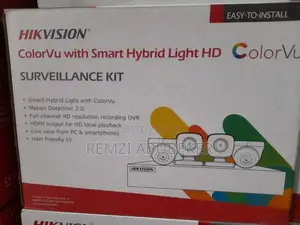 4 Channel Colorvu Surviellance Analog Kit